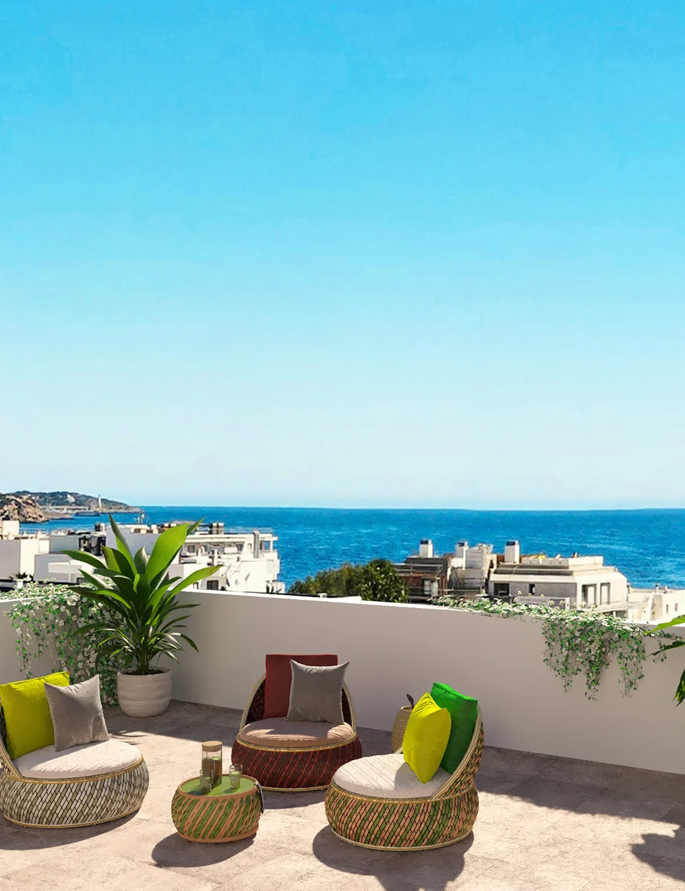 CREO Community Sunset Dachterrasse